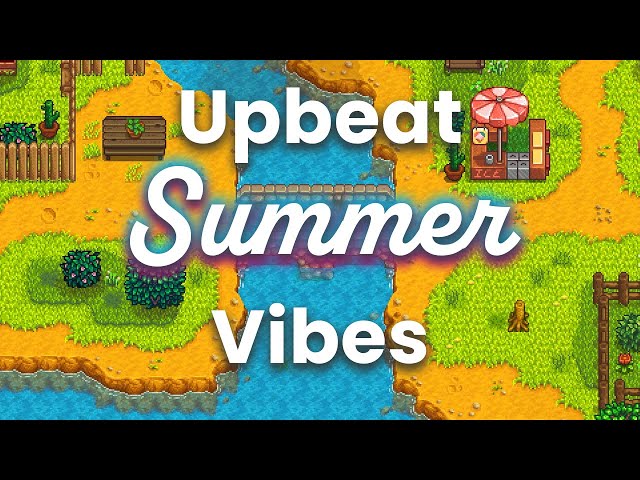 Upbeat Study Music for Summer Vibes ☀️ Positive and Uplifting ☀️ HD 1 Hour