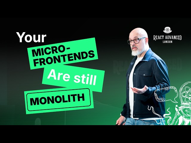 Scaling Micro‑Frontends Without Coupling | AWS Strategies | Luca Mezzalira