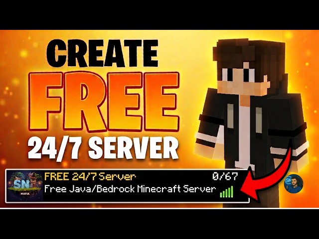 How To Make Free 24/7 Minecraft Server | Make 24/7 Minecraft Server