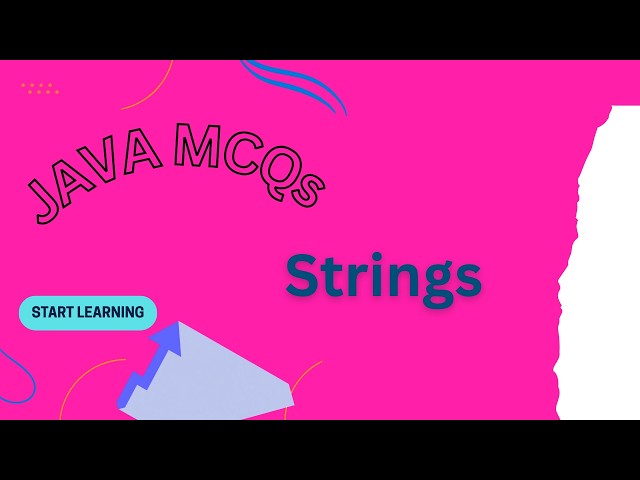 Java Strings MCQs | Important Interview & Placement Questions 🔥
