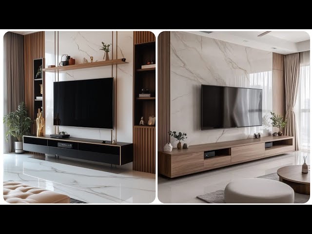 NEW +155 Stylish Modern TV Cabinet & Wall Unit Designs for Living Rooms 2026 | Home Interior Ideas