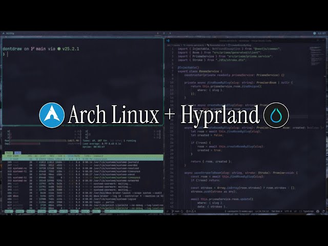 O Melhor Setup de Desenvolvimento de Software com Arch Linux + Hyprland | Guia de Instalação