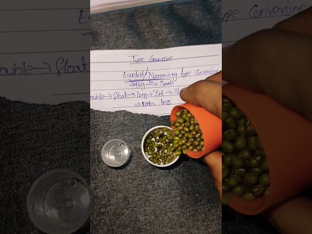 Type Conversion/Casting in Java Practically #shorts #java knowledge #programming #shortvideo