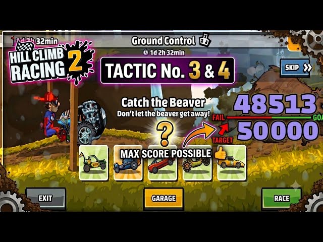 48513 (50000) points in Ground control Team event Hill climb racing2 gameplay | HCR2 gameplay