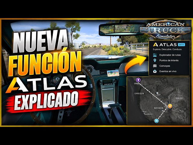 ATLAS Explained - The New Feature in ATS for Cars and Trucks - American Truck Simulator