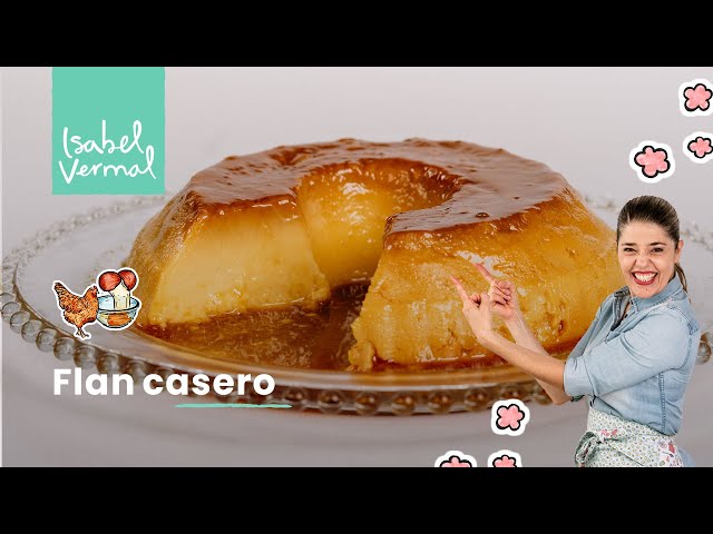 Homemade flan