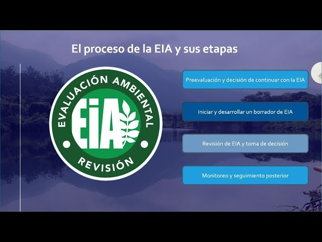 Curso sobre Principios de Revisión de EIA. BID. El proceso de la EIA y sus etapas