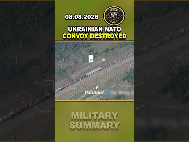 💥 TRAIN CARRYING NATO MILITARY EQUIPMENT NEAR VISHNEVOE DESTROYED #ukraine #russia #nato