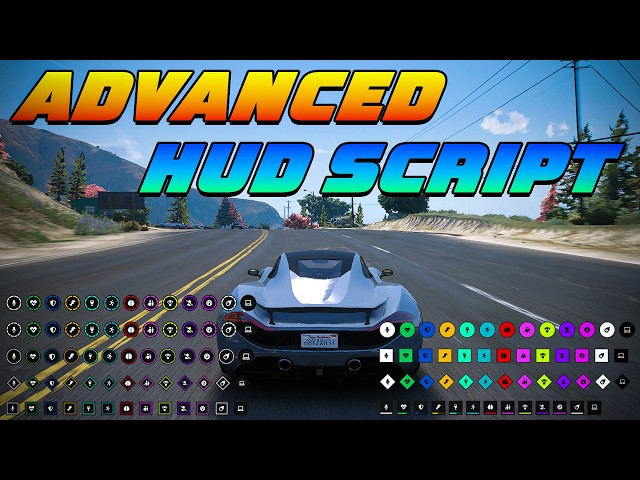 Free Advanced HUD Script | 10+ HUD in 1 Script | QBCore | FiveM Tutorial #226
