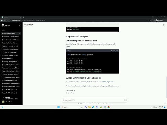 python for geospatial data analysis free download