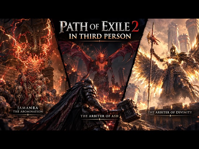 Path of Exile 2 in Third Person — 3 Brutal Boss Fights