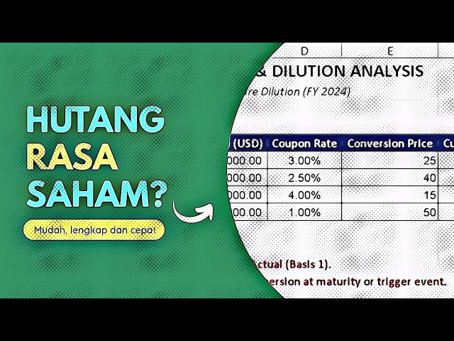 Bedah Valuasi Convertible Bond & Jebakan Dilusi