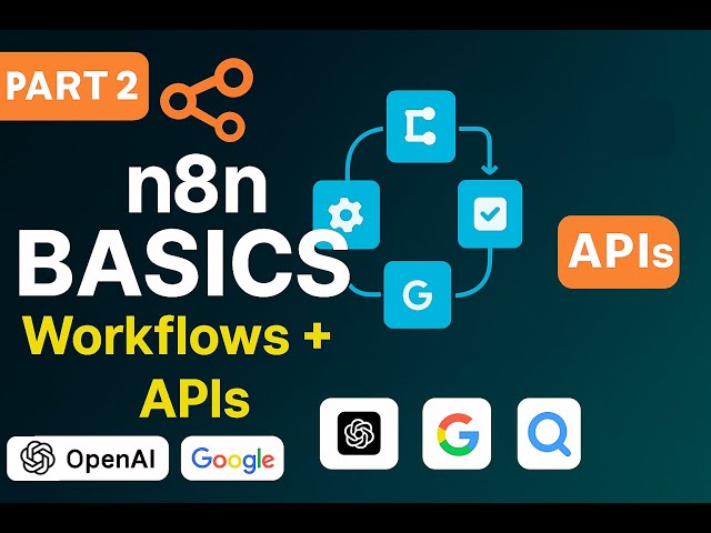Mastering n8n 🚀 | Part 2: Workflows, Nodes, Canvas & API Integrations