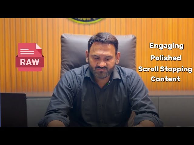 Video Editor Portfolio | Mubasher Jameel | Creative Editing Showcase