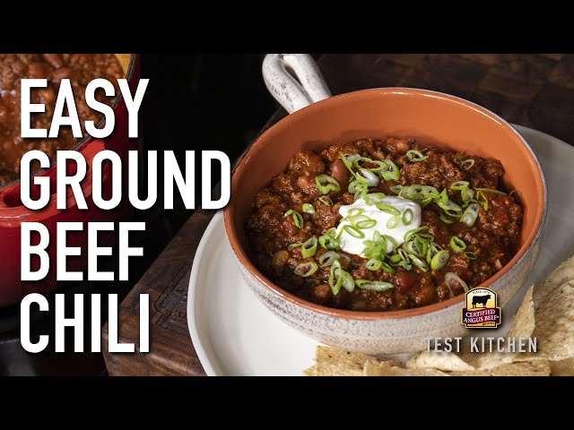 Easy Ground Beef Chili Recipe