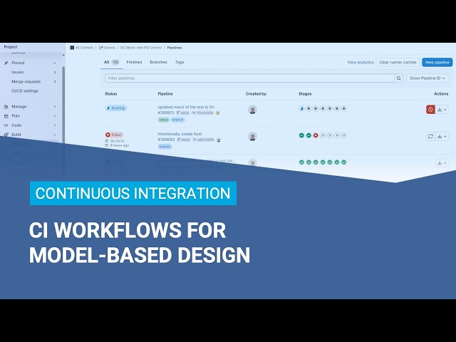 Continuous Integration with MATLAB and Simulink
