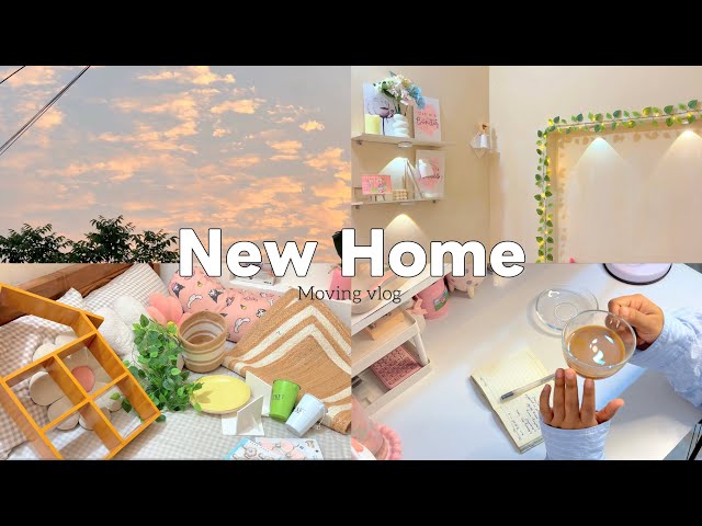 New Home, Daily vlog 🏡🌷✨ | Moving Vlog + study vlog + Room Decoration + University Life