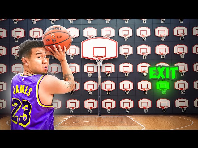 100 Mystery Hoops But Only ONE Lets You Escape! **PAIN**