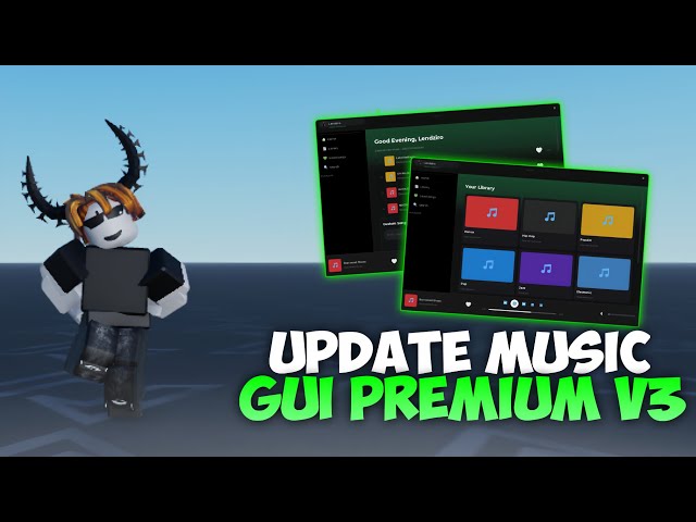 Update Music GUI Premium v3 ( Free Models ) | Roblox Studio