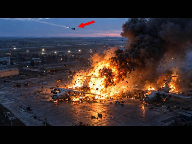 Russia Called the Mozdok Fire a "Tarmac Spill" — 4 Bober Drones, $260M Gone