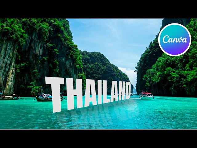 How to Create 3D Perspective Text with a Reflection Effect in Canva