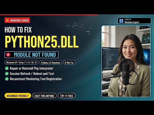 Fix python25.dll Runtime!
