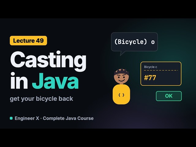 Java Casting and instanceof Explained: Object References and ClassCastException | Java Course L49