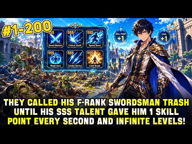 F-Rank Swordsman Was Mocked Until He Awakened 6 SSS Talents and Gained 1 Skill Point Every Second!