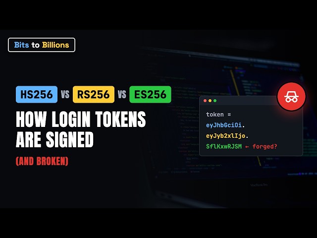 HS256 vs RS256 vs ES256: How Login Tokens Are Signed (and Broken) | Bits To Billons