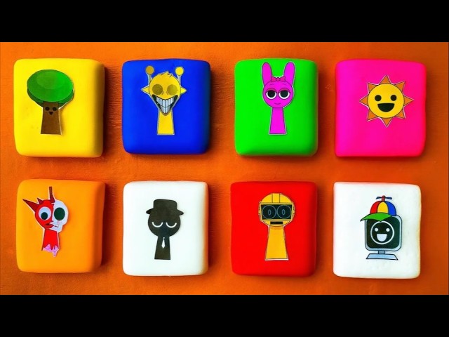 SPRUNKI CUBES ! Which Sprunki character will come out of the cubes | Mrs Jevin x Mr Black