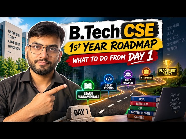 BTech CSE 1st Year Roadmap: What To Do From Day 1