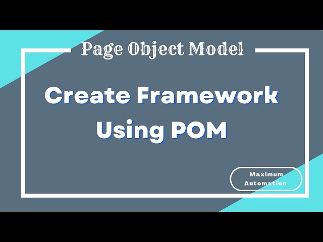 #2 Create Selenium framework from scratch for beginners | Page Object Model | Selenium C# | Part 1