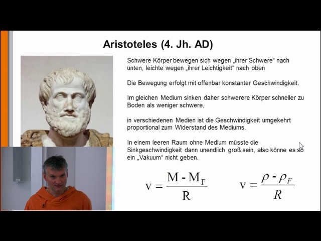 Kinematik 4: Der freie Fall, Wissenschaftsgeschichte