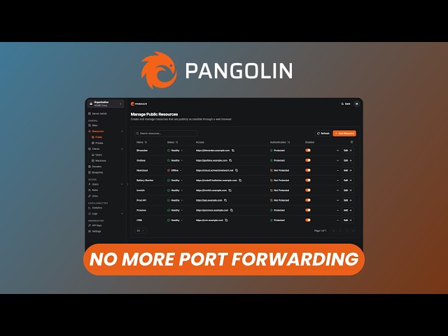Pangolin: Free Open Source Alternative to Cloudflare Tunnels