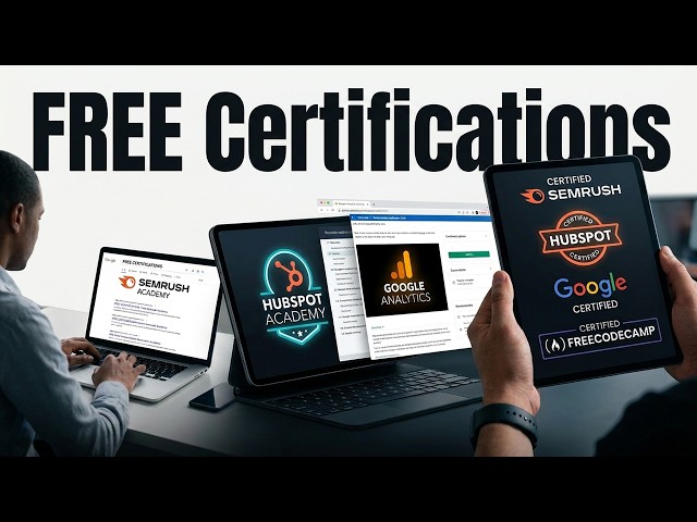 7 More FREE Certifications to Boost your Freelance Career!