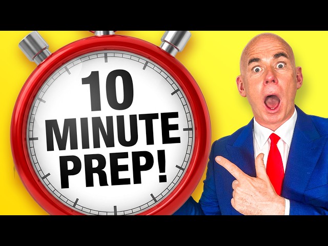 LAST MINUTE INTERVIEW PREP FOR 2026 | How To Prepare For An Interview In Under 10 Minutes!