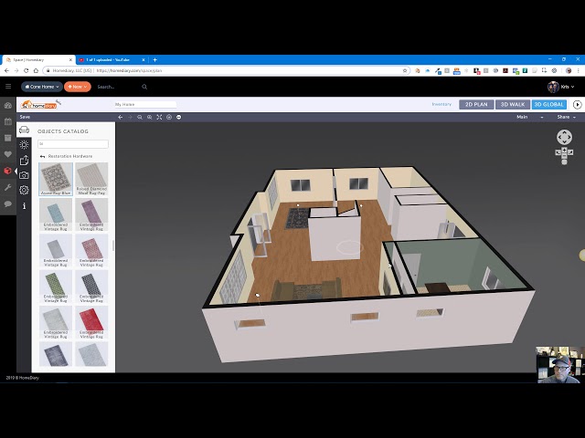 HomeDiary 3D Spaces - continuation of drawing a detailed floor plan