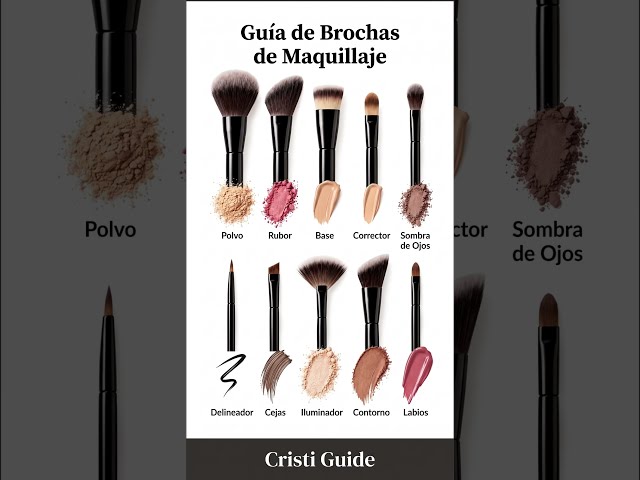 Guía de Brochas de Maquillaje: Aprende a Usarlas Como una Experta 💄✨