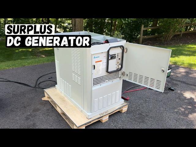 Converting a Telecom DC Generator for Off-Grid Lithium Charging
