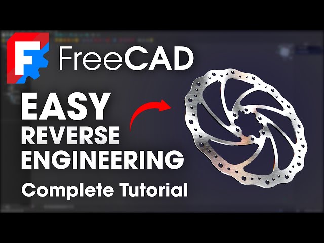 How to Reverse Engineer in FreeCAD – Easy Beginner Tutorial - Bike Disc