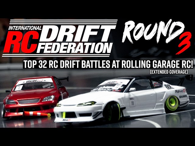 TOP 32 RC DRIFT BATTLES IRCDF ROUND 3 NORCAL // International RC Drift Federation Extended Coverage