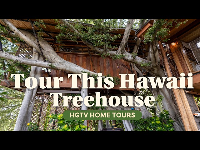 This Hawaii Treehouse is Perched in a HUGE Banyan Tree! | HGTV Home Tours