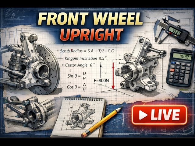 Front Wheel upright CAD Session
