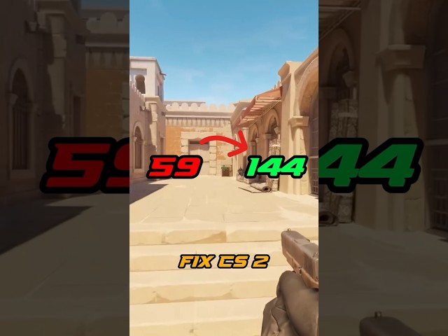 Do this to FIX CS2 LAG Issue *More FPS* ✅ #shorts #cs2 #csgo