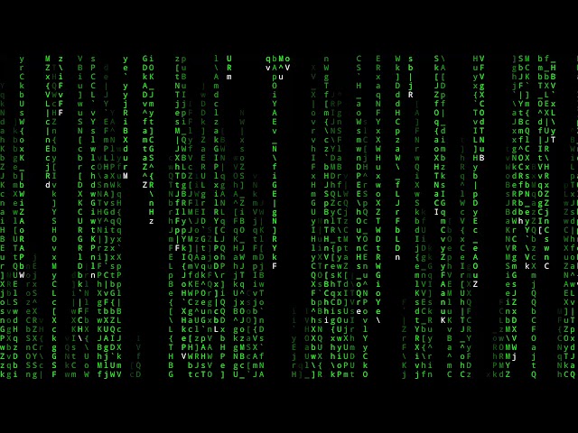 Matrix Raining Code