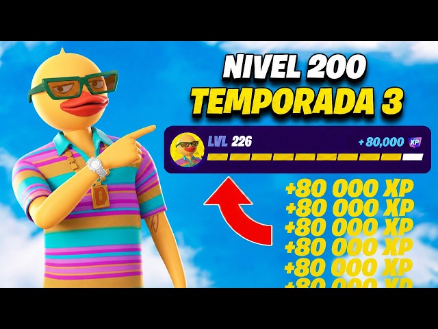 [NO TIMER XP MAP] How to *LEVEL UP FAST* in FORTNITE *XP MAP* SEASON 3 C7