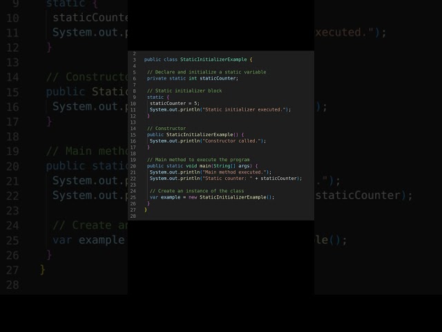 Understanding Java Static Blocks and Their Role in Initialization