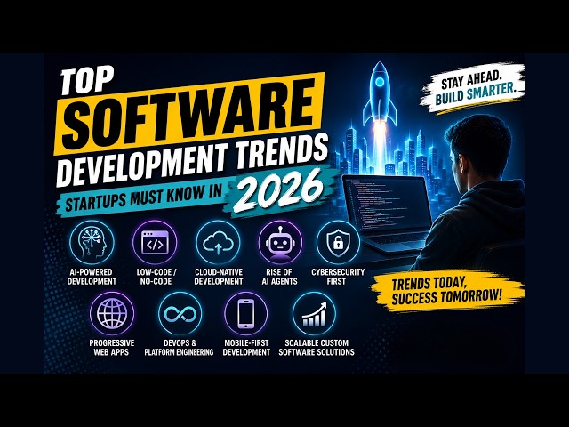Top Software Development Trends Startups Must Know in 2026 🚀