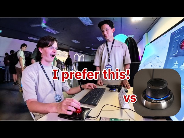 They Tried My 3D Controller vs SpaceMouse at Open Sauce