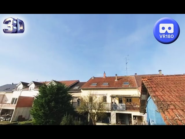 First drone test insta360 EVO VR 180 3D